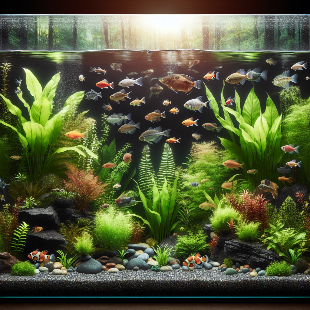 A glimpse into the beauty of responsible pet ownership and the idyllic environments Aquarium Depot champions.