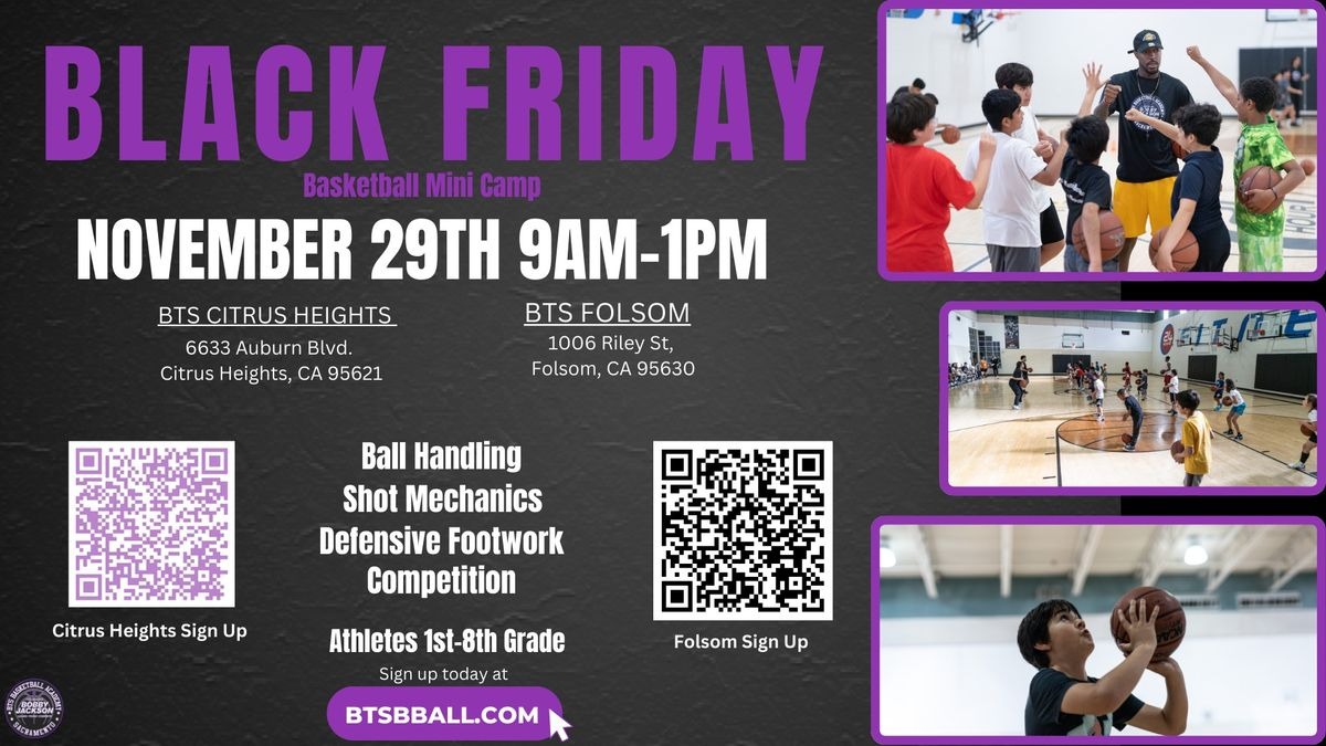 BTS Basketball Academy Black Friday Mini Camp: A Slam Dunk Deal for Young Ballers